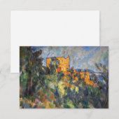 Paul Cezanne - Chateau Noir Bedankkaart (Voorkant / Achterkant)