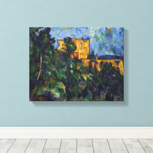 Paul Cezanne - Chateau Noir Canvas Afdruk (Insitu (Houten vloer))