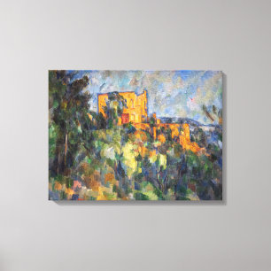 Paul Cezanne - Chateau Noir Canvas Afdruk