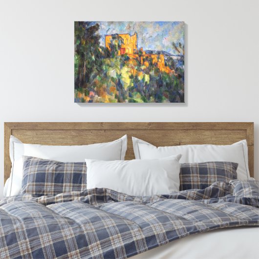Paul Cezanne - Chateau Noir Canvas Afdruk (Insitu (Slaapkamer))