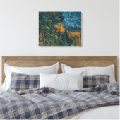 Paul Cezanne - Chateau Noir Canvas Afdruk (Insitu (Slaapkamer))