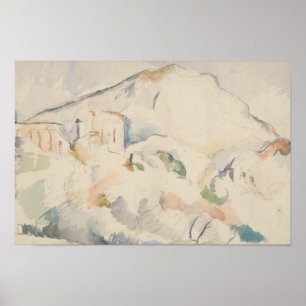 Paul Cezanne-Chateau Noir en Mont Sainte-Victoire Poster