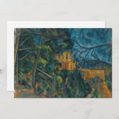 Paul Cezanne - Chateau Noir Kaart (Voorkant / Achterkant)