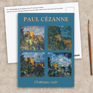 Paul Cezanne - Chateau Noir Meesterwerken Selectie Briefkaart