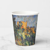 Paul Cezanne - Chateau Noir Papieren Bekers (Achterkant)