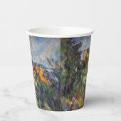 Paul Cezanne - Chateau Noir Papieren Bekers (Links)