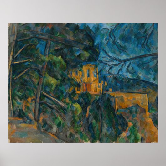 Paul Cezanne - Chateau Noir Poster (Voorkant)