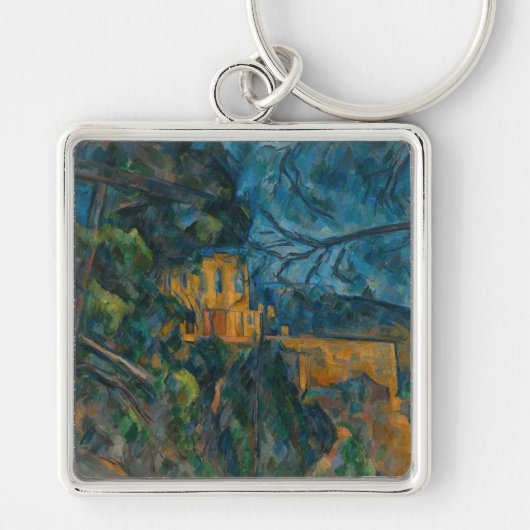 Paul Cezanne - Chateau Noir Sleutelhanger (Voorkant)