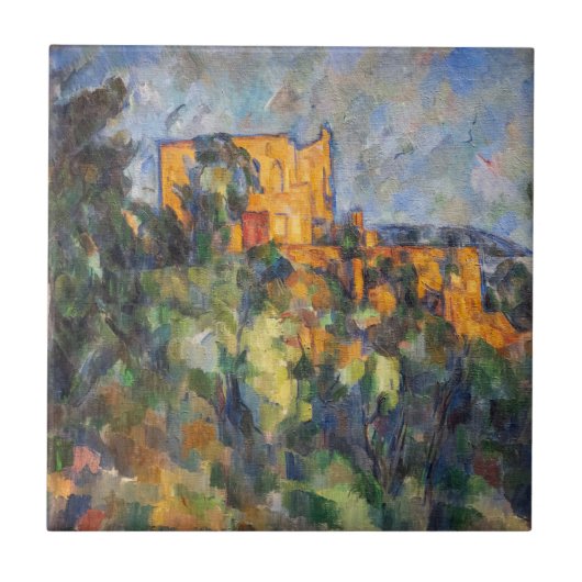 Paul Cezanne - Chateau Noir Tegeltje (Voorkant)