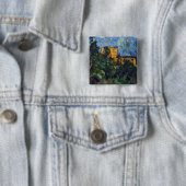 Paul Cezanne - Chateau Noir Vierkante Button 5,1 Cm (In situ)