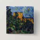 Paul Cezanne - Chateau Noir Vierkante Button 5,1 Cm (Voorkant)