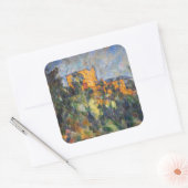 Paul Cezanne - Chateau Noir Vierkante Sticker (Envelop)