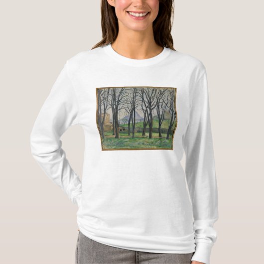 Paul Cezanne | Chestnut Trees te Jas de Bouffan, c T-shirt (Voorkant)