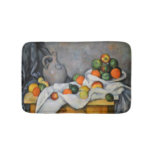 Paul Cezanne - Curtain, Jug en Fruit Bowl Badmat