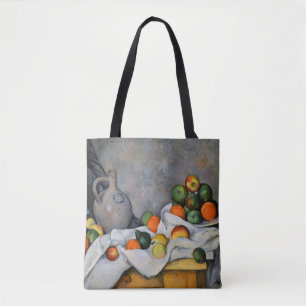 Paul Cezanne - Curtain, Jug en Fruit Bowl Draagtas