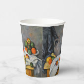 Paul Cezanne - Curtain, Jug en Fruit Bowl Papieren Bekers (Rechts)