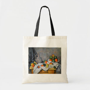 Paul Cezanne - Curtain, Jug en Fruit Bowl Tote Bag