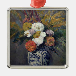 Paul Cezanne   Dahlias, c.1873 Metalen Ornament