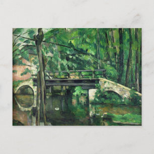 Paul Cezanne De brug in Maincy of de brug Briefkaart