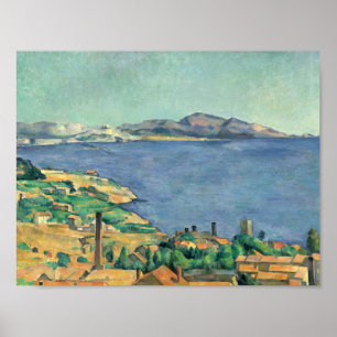 Paul Cezanne - De Golf van Marseille Poster