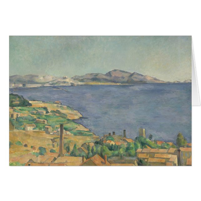 Paul Cezanne | De Golf van Marseille uit L' (Voorkant Horizontaal)