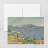 Paul Cezanne | De Golf van Marseille uit L' Briefkaart (Voorkant / Achterkant)