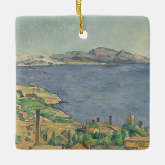 Paul Cezanne | De Golf van Marseille uit L' Keramisch Ornament (Voorkant)