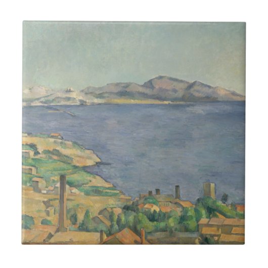 Paul Cezanne | De Golf van Marseille uit L' Tegeltje (Voorkant)
