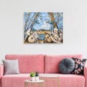 Paul Cezanne - De Grote Baders Canvas Afdruk (Insitu (Woonkamer))