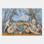 Paul Cezanne - De Grote Bathers Inpakpapier Vel (Voorkant 3)