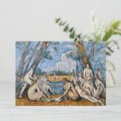 Paul Cezanne - De Grote Bathers Kaart (Staand voorkant)