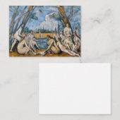 Paul Cezanne - De Grote Bathers Notitiekaartje (Voorkant / Achterkant)