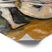 Paul Cezanne - De Grote Bathers Poster (Hoek)