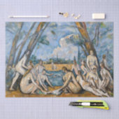 Paul Cezanne - De Grote Bathers Tissuepapier (Craft)