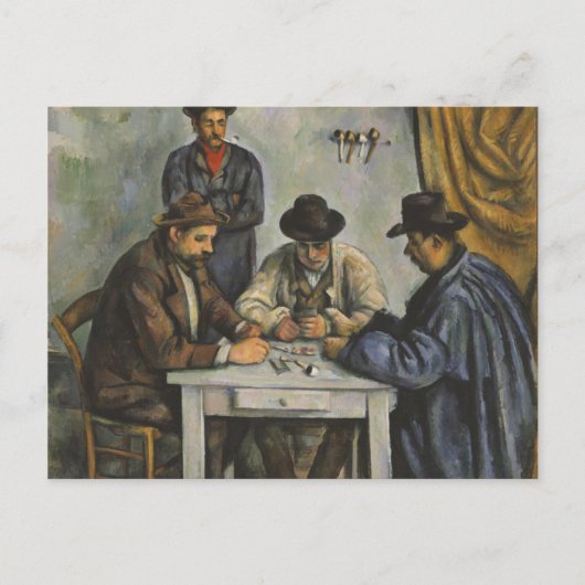 Paul Cézanne - De Kaart spelers (Voorkant)