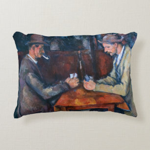 Paul Cezanne - De kaartspelers Accent Kussen