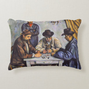 Paul Cezanne - De kaartspelers Accent Kussen