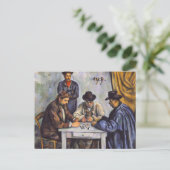 Paul Cezanne - De kaartspelers Briefkaart (Staand voorkant)