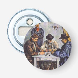 Paul Cezanne - De kaartspelers Button Flesopener