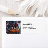 Paul Cezanne - De kaartspelers Etiket (Insitu)