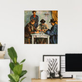 Paul Cezanne - De kaartspelers Poster (Thuiskantoor)