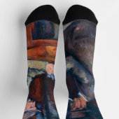 Paul Cezanne - De kaartspelers Sokken (Top)