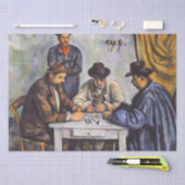 Paul Cezanne - De kaartspelers Tissuepapier (Craft)