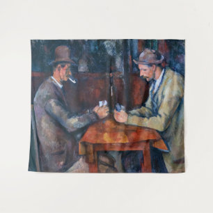Paul Cezanne - De kaartspelers Wandkleed