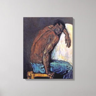 Paul Cezanne - De neger Scipio Schilderij Canvas Afdruk