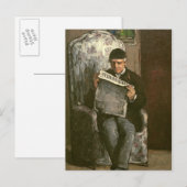 Paul Cezanne | de Vader van de Kunstenaar, die Briefkaart (Voorkant / Achterkant)