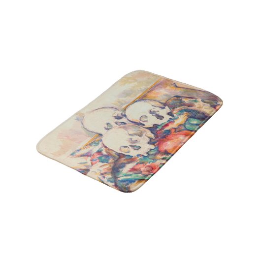 Paul Cezanne - De Waterverf van de Drie Skull Badmat (Gekanteld)