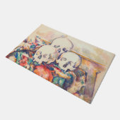 Paul Cezanne - De Waterverf van de Drie Skull Deurmat (Schuin)