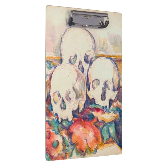 Paul Cezanne - De Waterverf van de Drie Skull Klembord (Rechts)