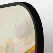 Paul Cezanne - De Waterverf van de Drie Skull Pickleball Paddle (Links Detail)